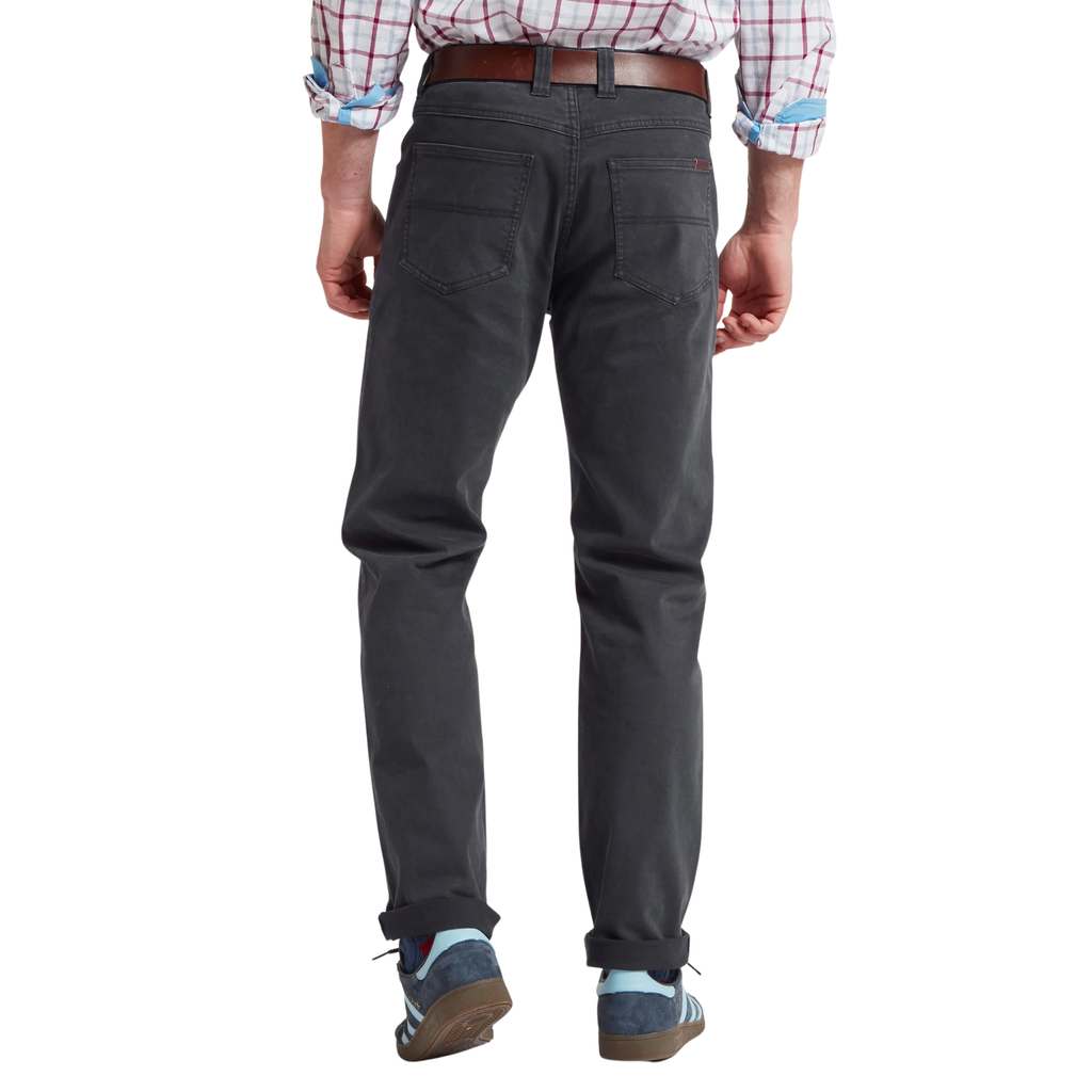 Schoffel Mens Canterbury 5 Pocket Jean - Charcoal