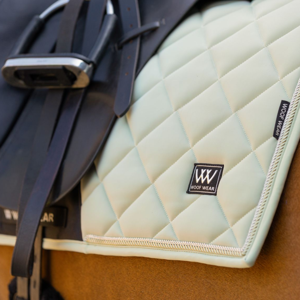 Woof Wear Vision Aura Dressage Saddle Pad - Sage Green