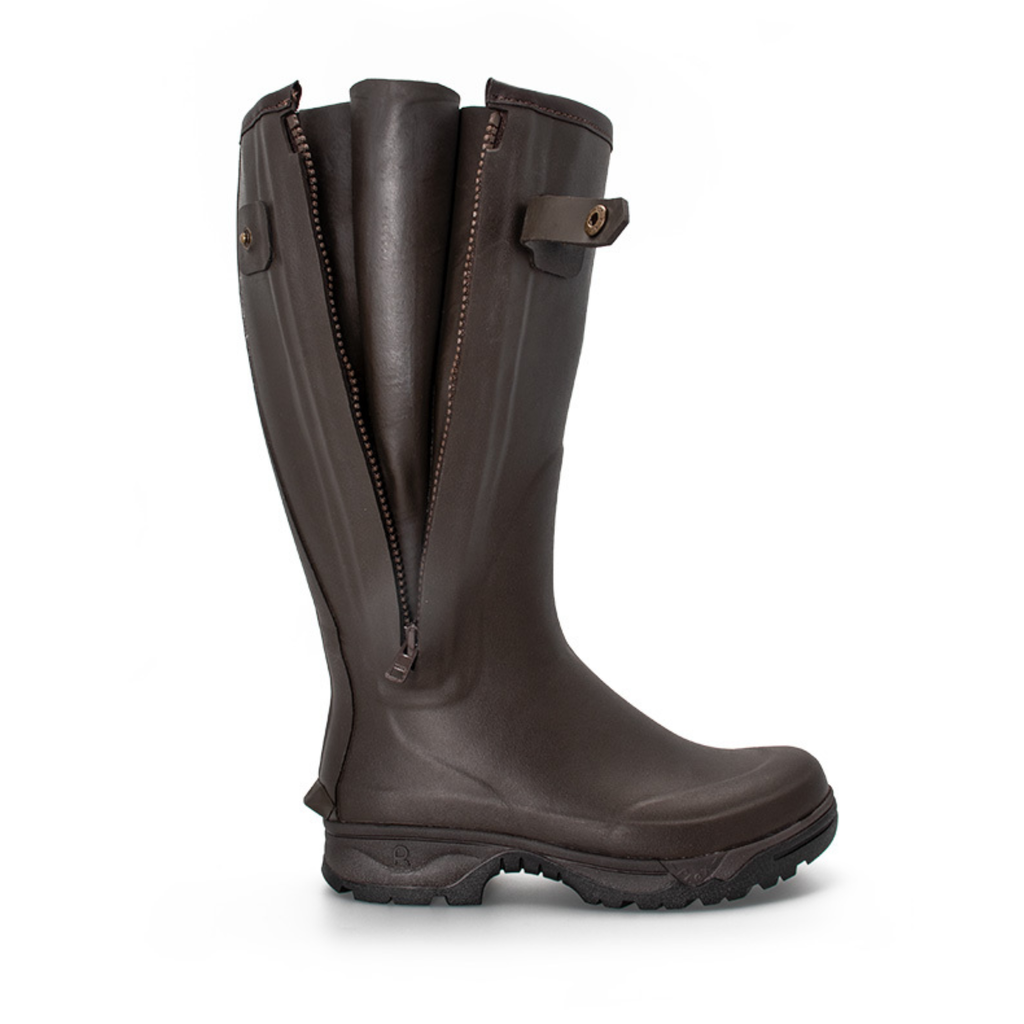 Rouchette Veneur Neo Zip Boot - Brown