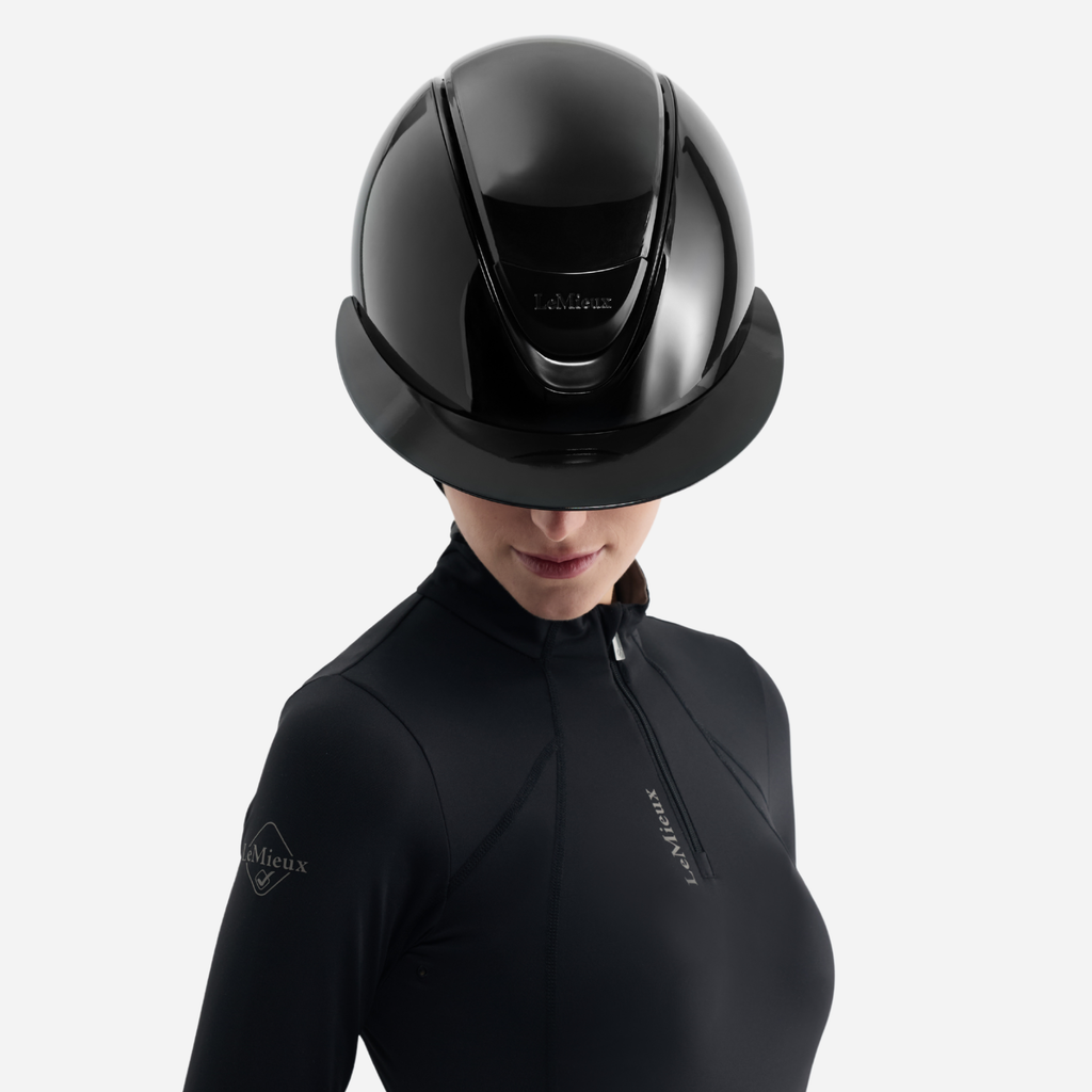LeMieux Verv Competition Helmet Gloss - Black