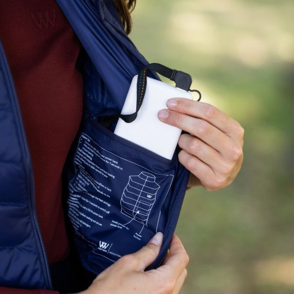 Woof Wear Ladies Heated Gilet - Navy