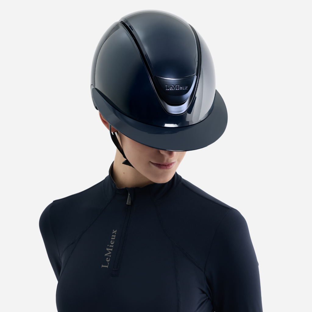 LeMieux Verv Competition Helmet Gloss - Navy