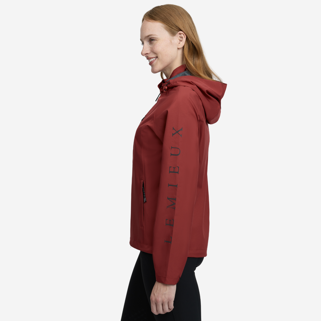 LeMieux Ladies Athena Waterproof Lightweight Jacket - Russet
