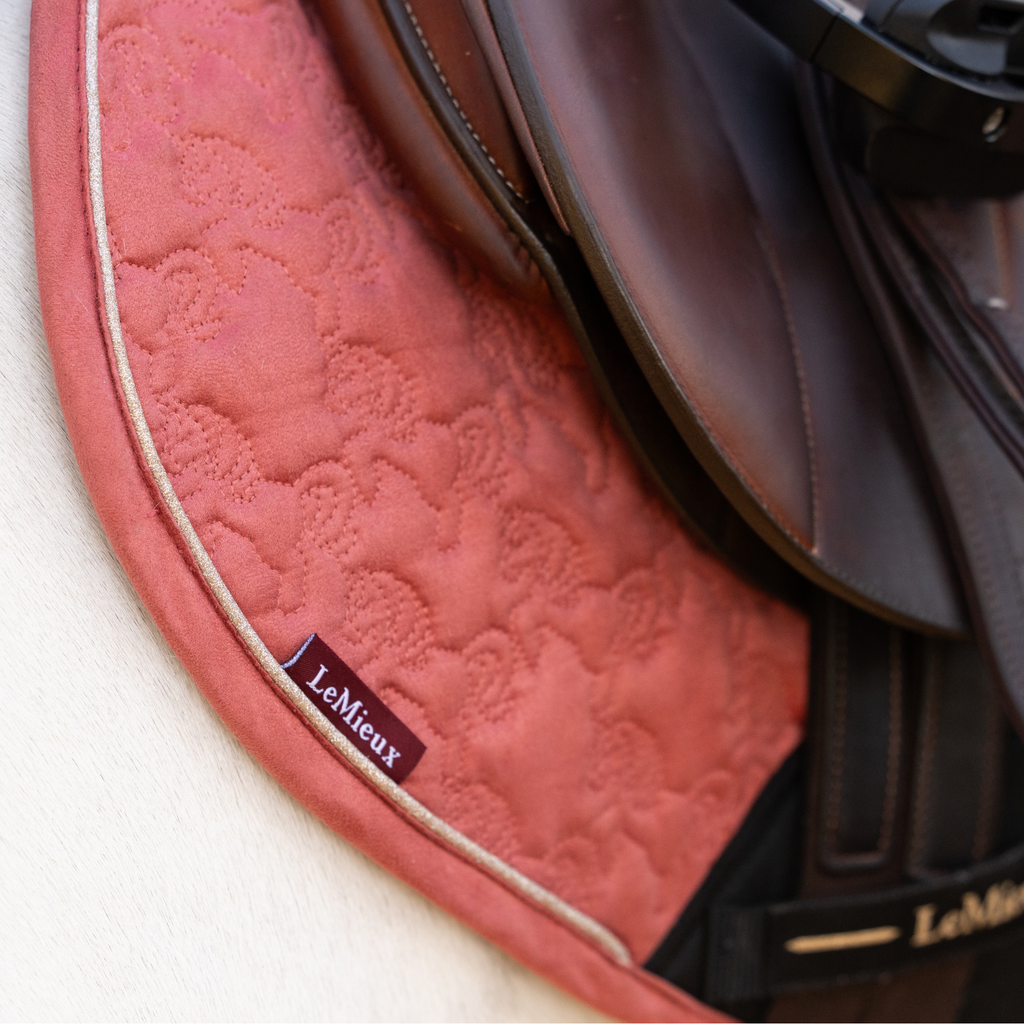 LeMieux Mini Suede Jump Square - Spiced Earth