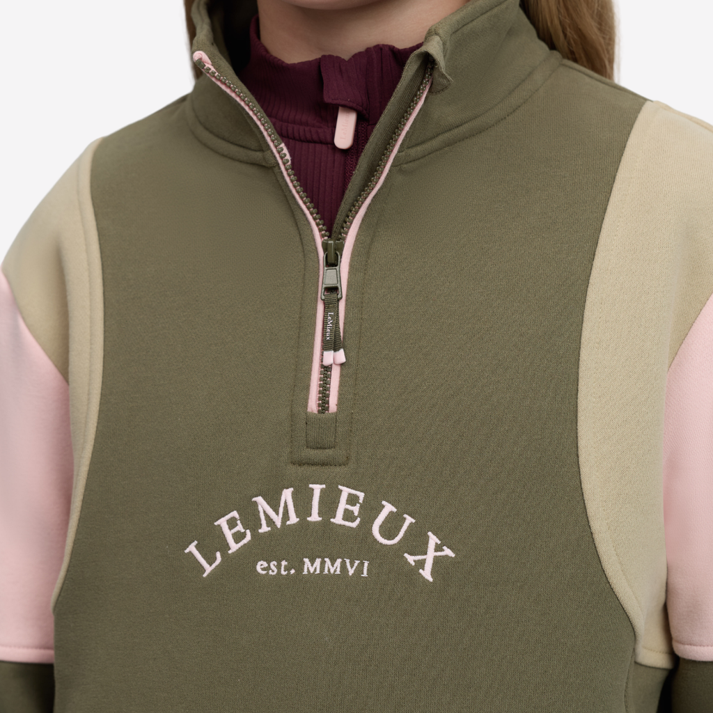 LeMieux Young Rider Viola 1/4 Sweat - Willow Green