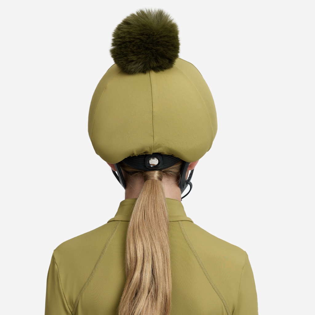 LeMieux Classique Pom Hat Silk - Gooseberry