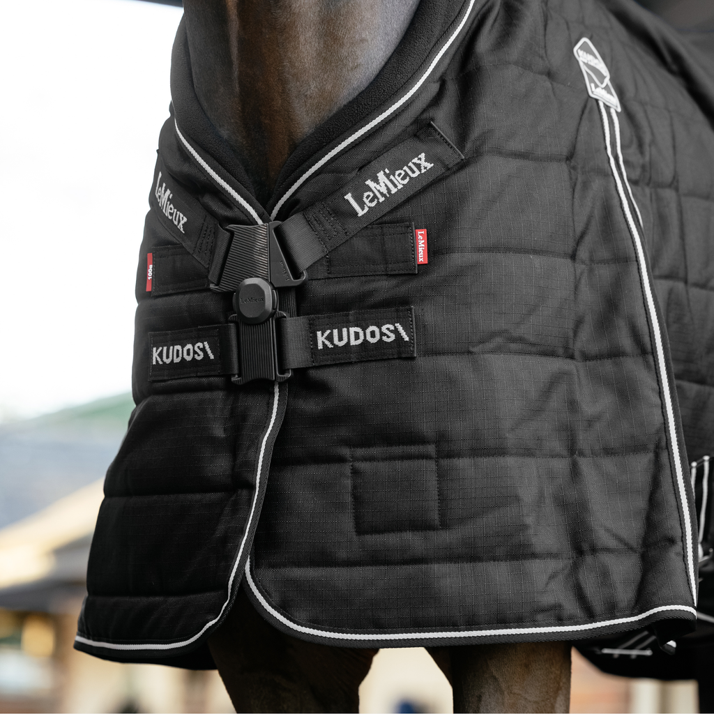 LeMieux Kudos ClimaCore Stable Rug with Neck 100g - Black