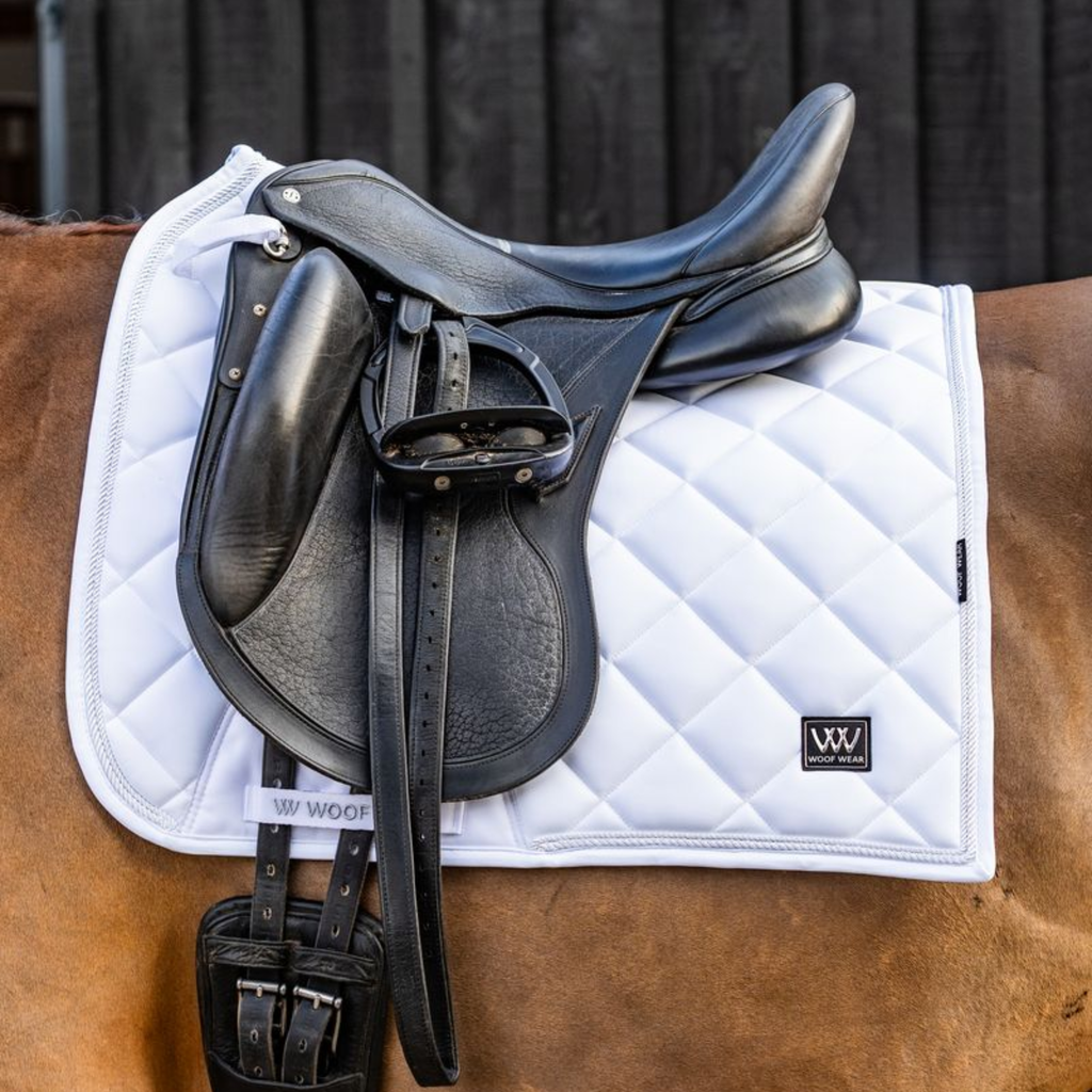Woof Wear Vision Aura Dressage Saddle Pad - White