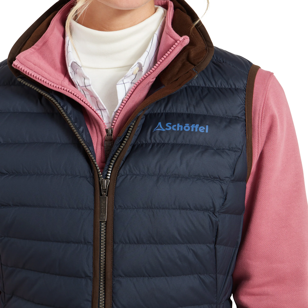 Schoffel Ladies Launde Down Gilet - Petrol Blue