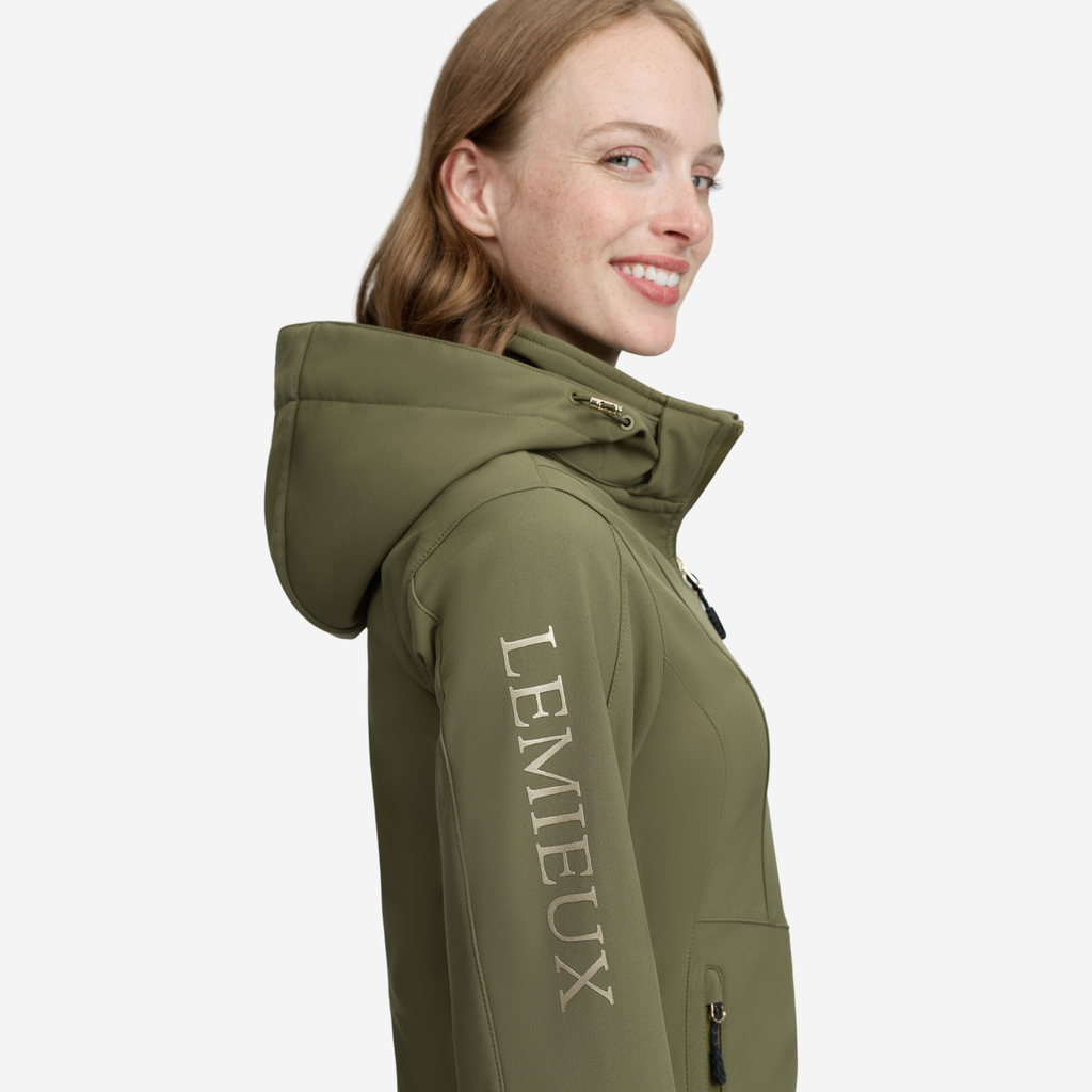 LeMieux Ladies Celine Softshell Jacket - Willow Green