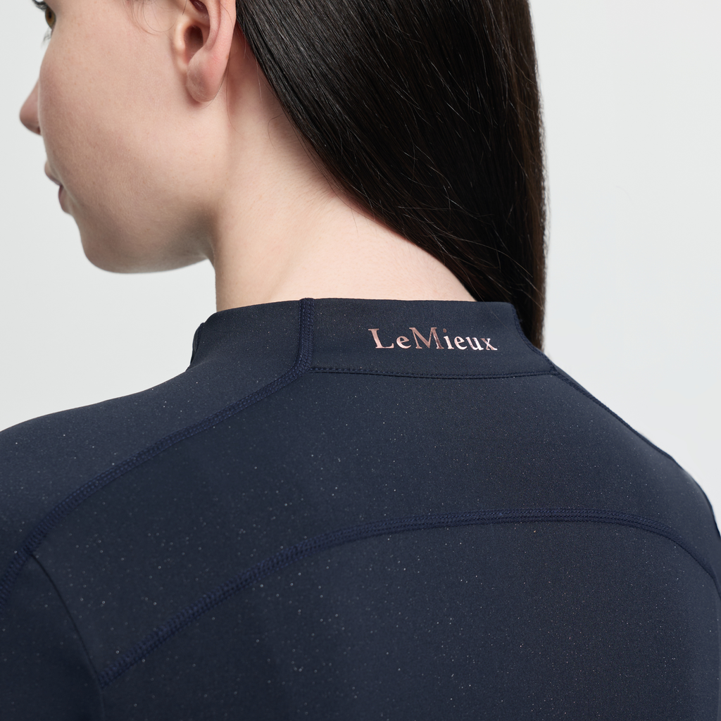 LeMieux Young Rider Sparkle Base Layer - Navy