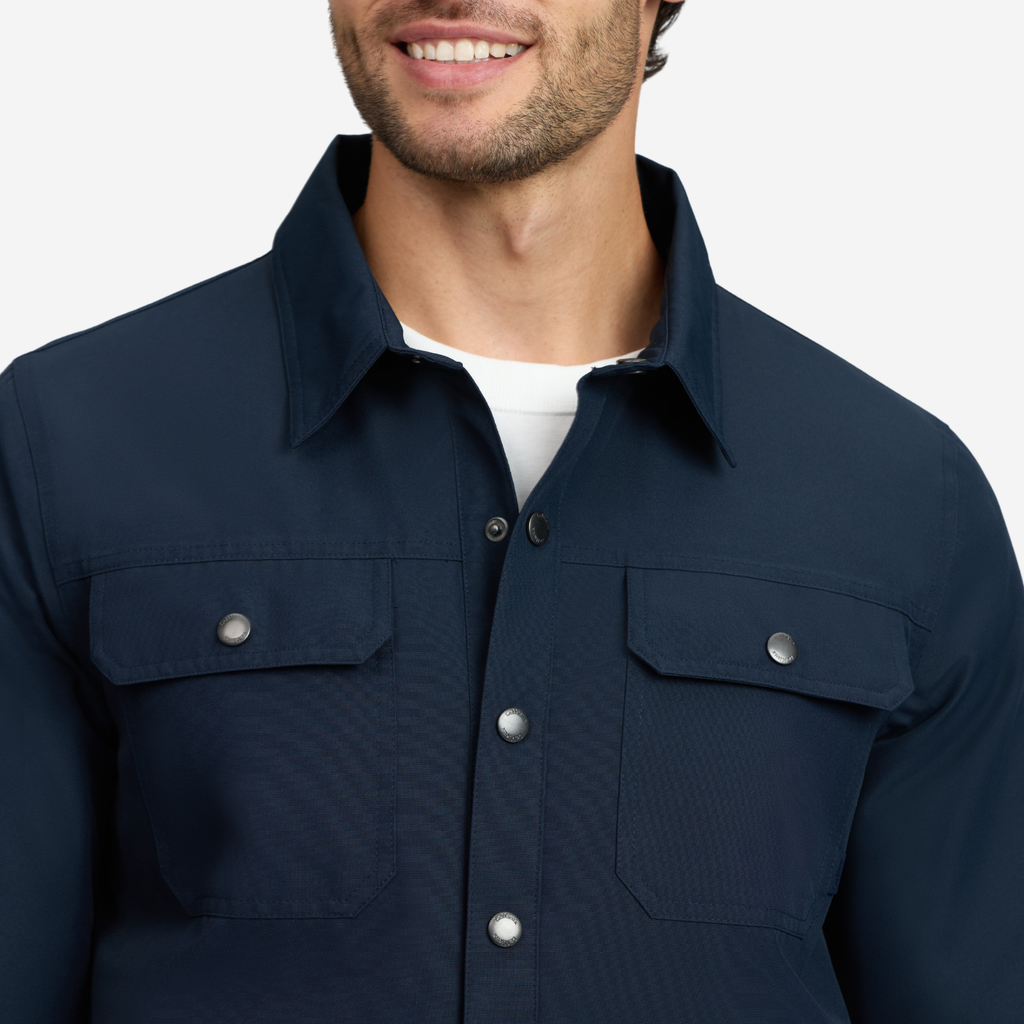 LeMieux Mens Showerproof Shacket - Navy