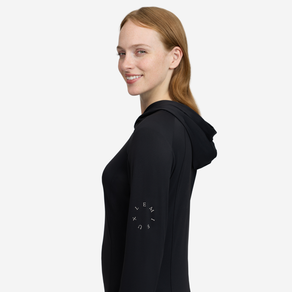 LeMieux Ladies Heidi Hooded Mid Layer - Black