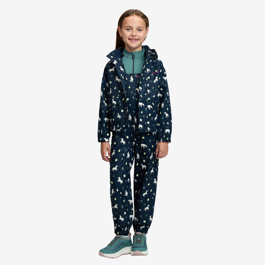 LeMieux Mini Pippin Splash Dungarees - Navy