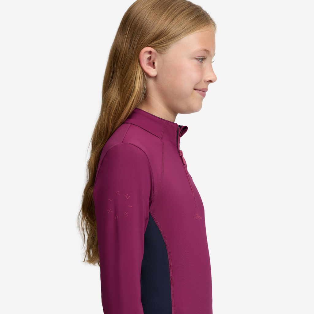 LeMieux Young Rider Classique Base Layer - Blackberry