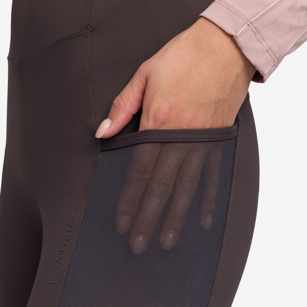 LeMieux Ladies Naomi Pull On Breeches - Cocoa