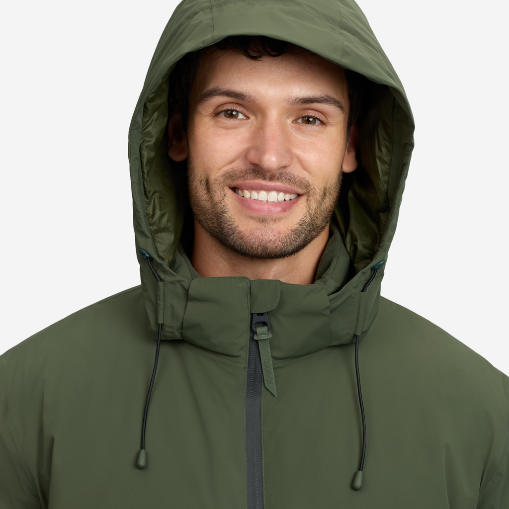 LeMieux Mens Waterproof Anorak - Olive