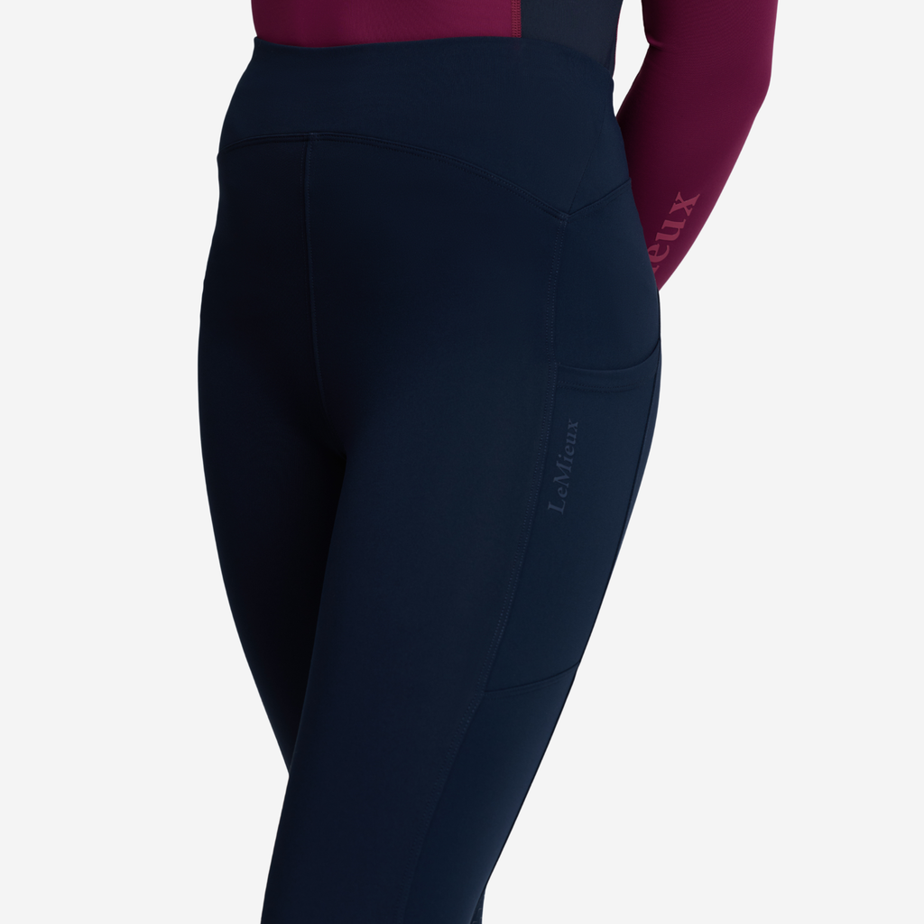 LeMieux Young Rider Nell Brushed Pull Ons - Navy