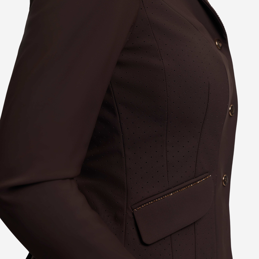 LeMieux Ladies Brilliance Diana Show Jacket - Espresso