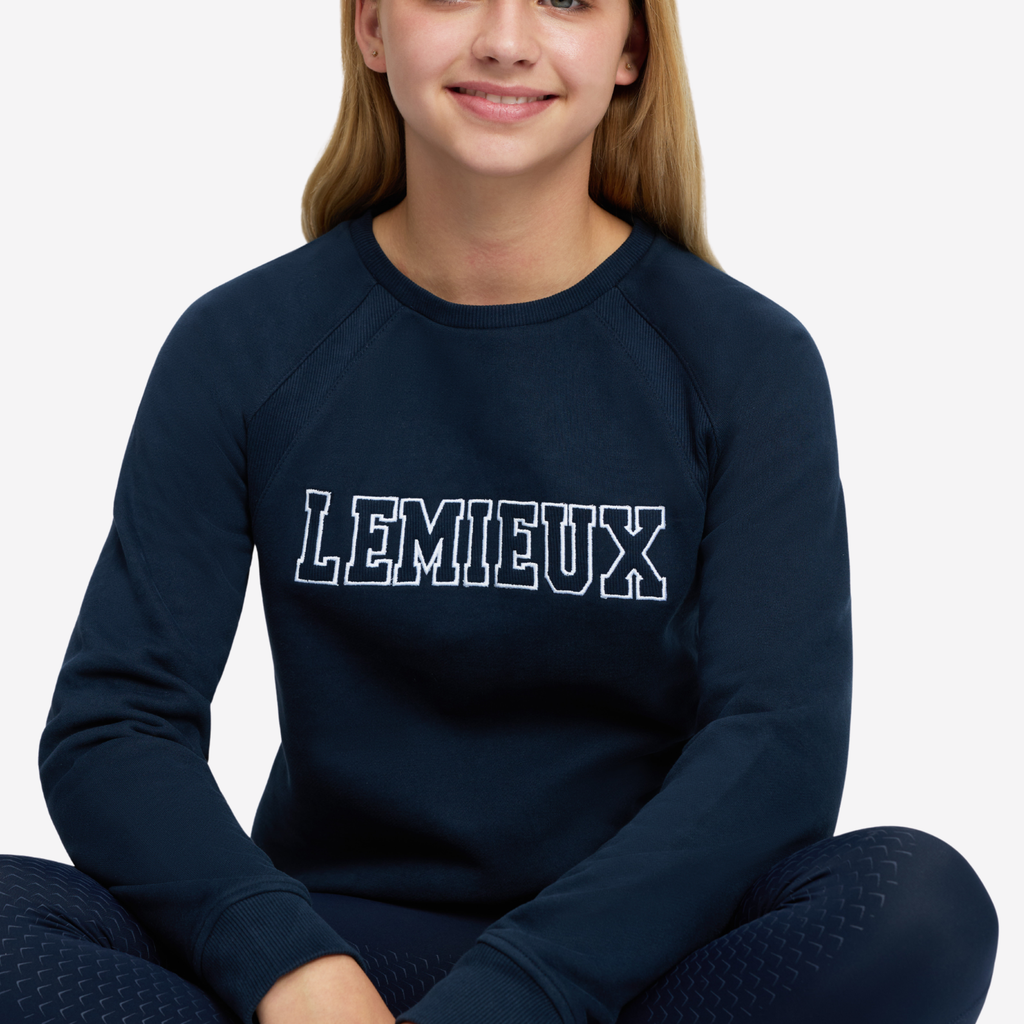 LeMieux Young Rider Shay Varsity Crew - Navy