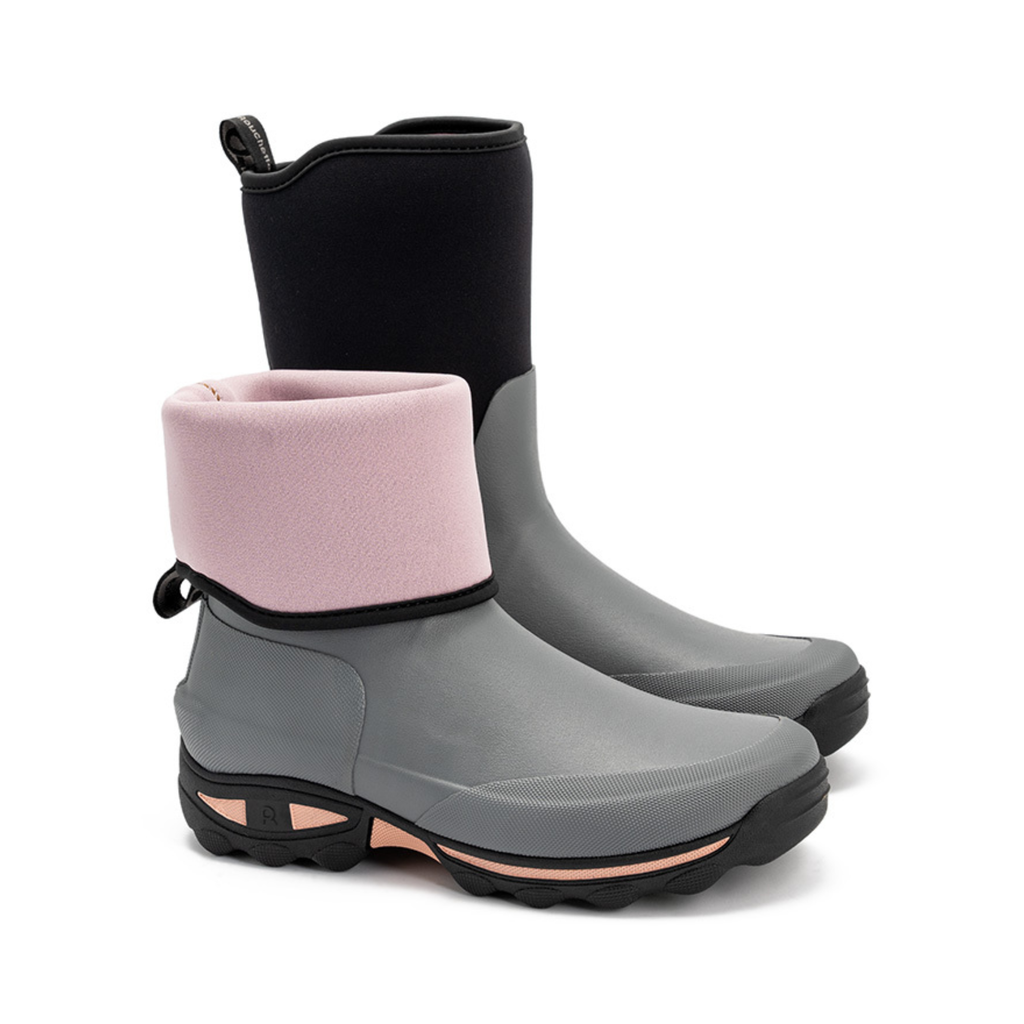 Rouchette Clean Garden Half Boot - Grey