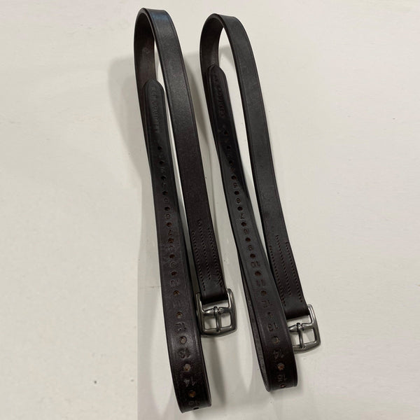 RandR Stirrup Leathers - Havana