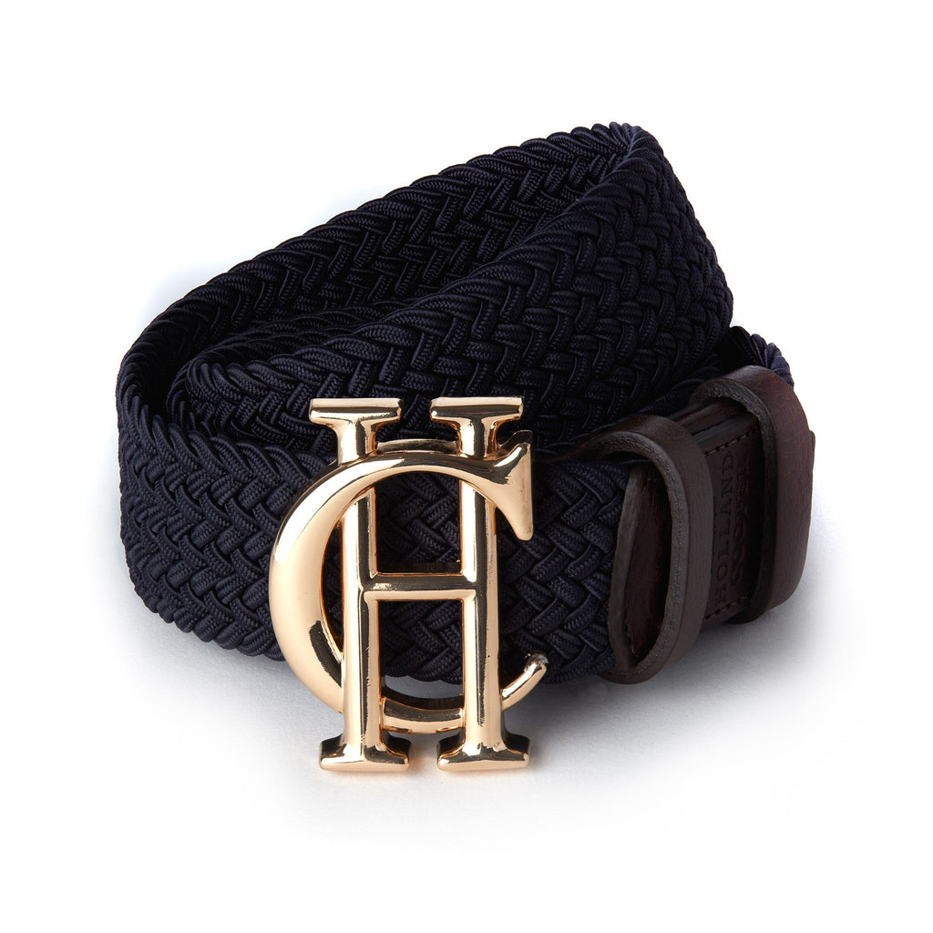 Holland Cooper Heritage Belt - Ink Navy