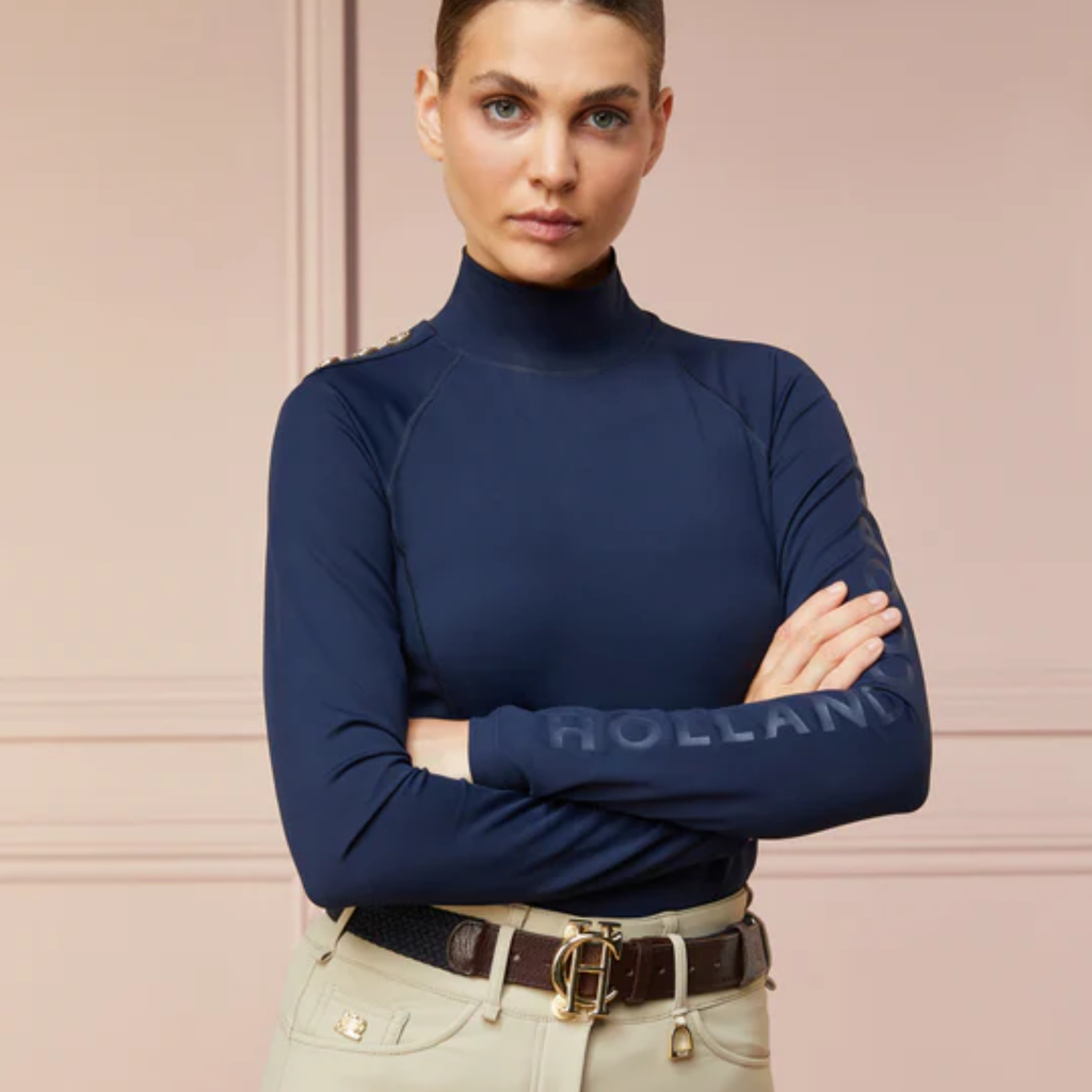 Holland Cooper Heritage Belt - Ink Navy