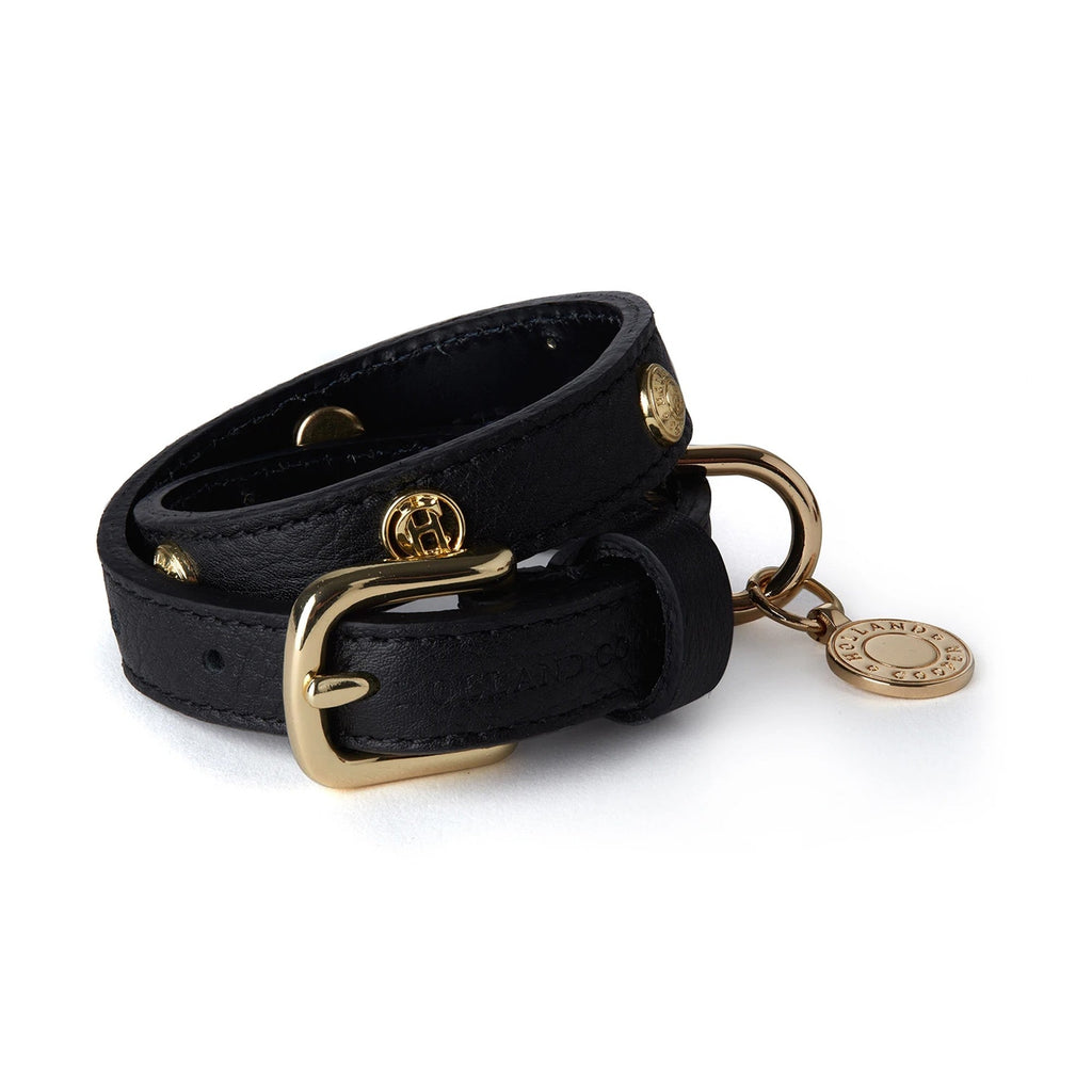 Holland Cooper Studded Dog Collar - Black