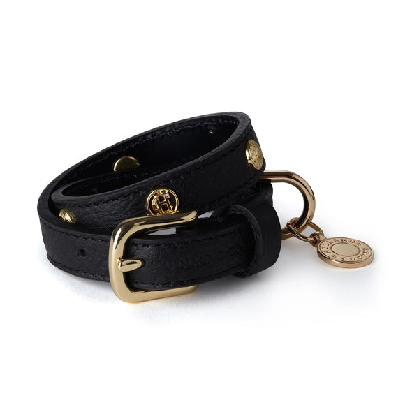 Holland Cooper Studded Dog Collar - Black