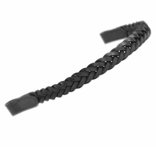 Shires Velociti GARA Plaited Browband - Black