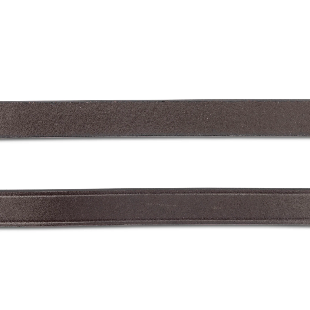 Lusso Nylon Insert Rubber Grip Reins - Havana