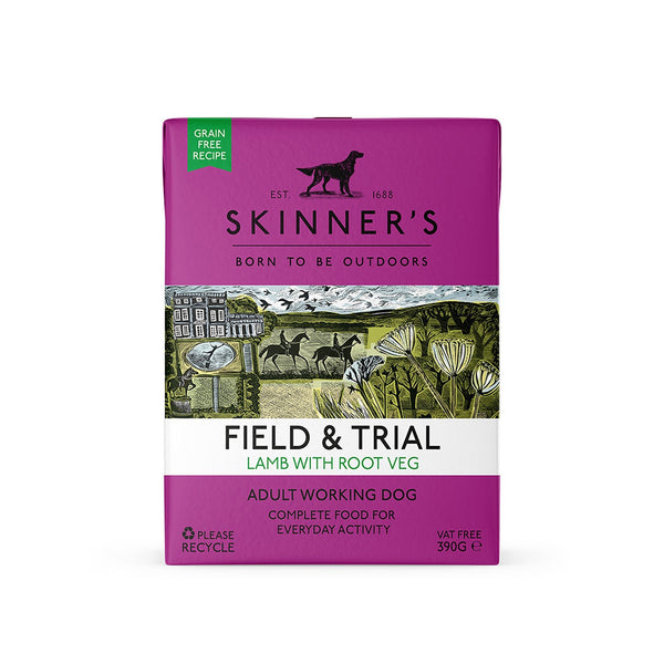 Skinners Field and Trial Tetra - Lamb And Root Veg 390g