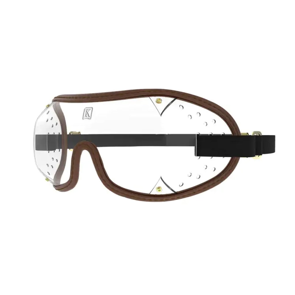 Racesafe Goggles Clear - Brown