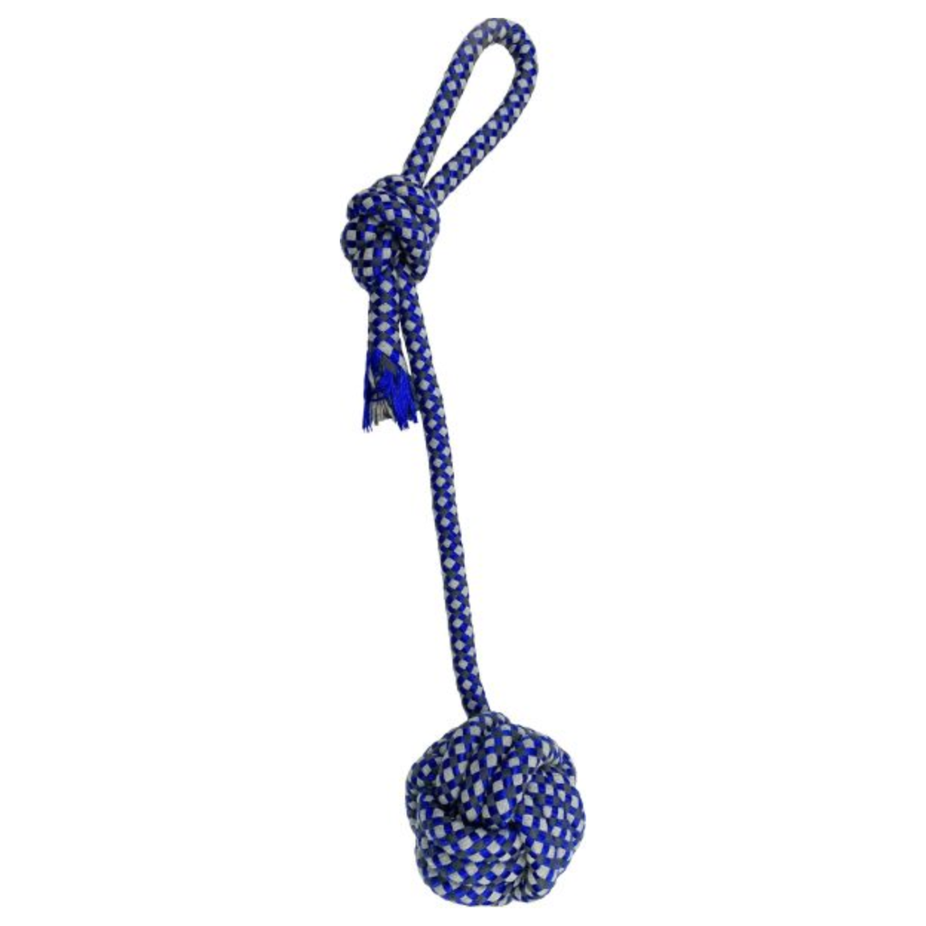 Hemmo and Co Fluro Rope Knot Toy Long Handle