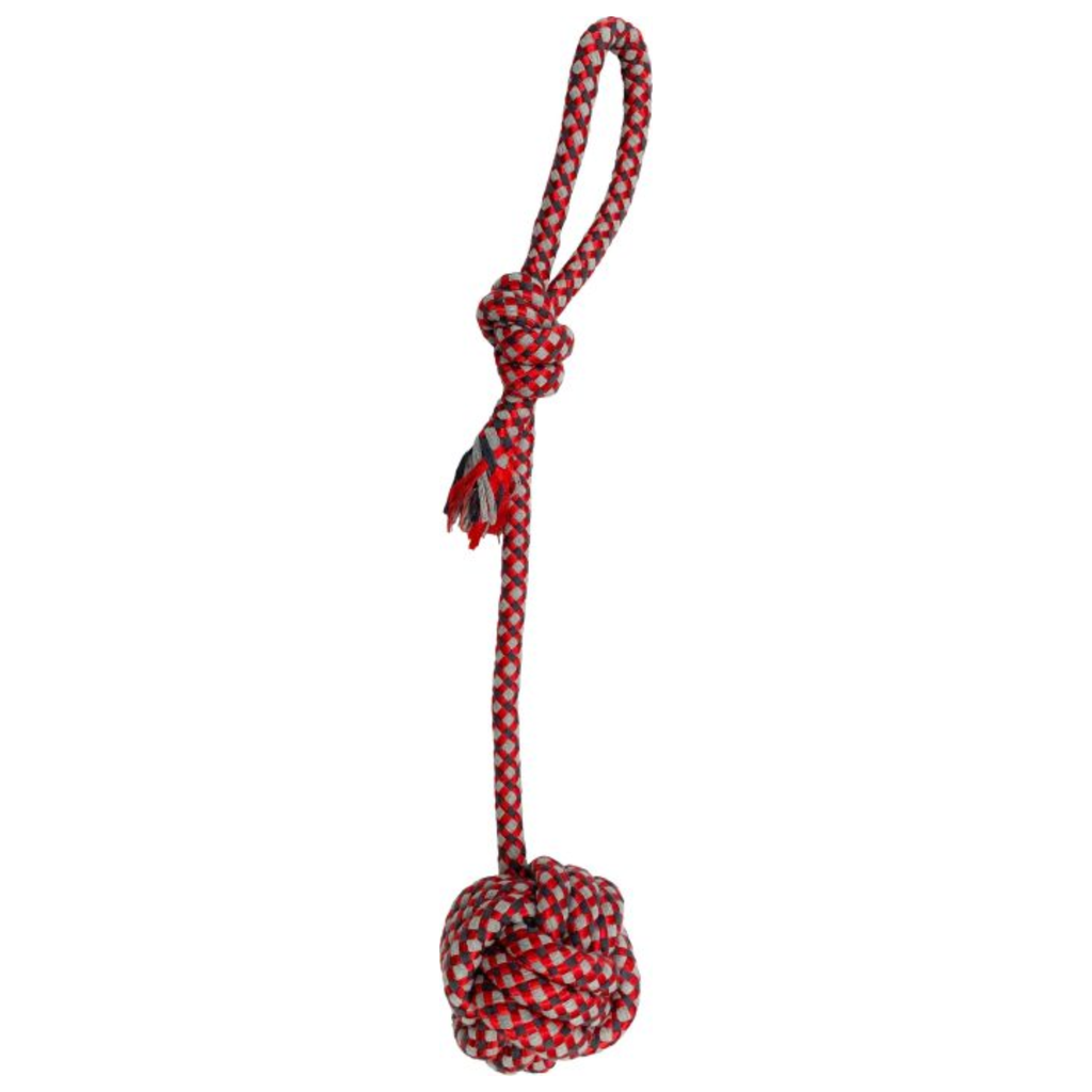 Hemmo and Co Fluro Rope Knot Toy Long Handle