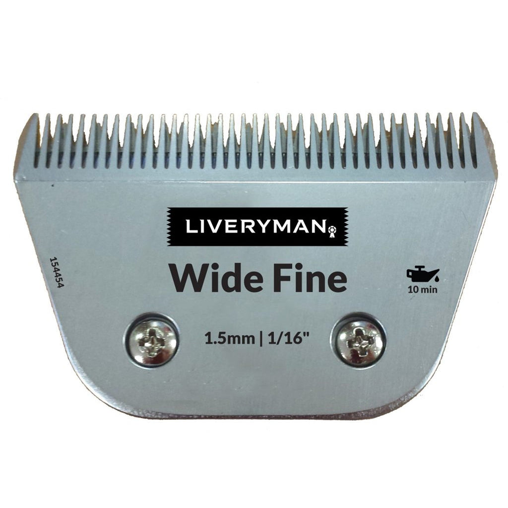 Liveryman A5 Harmony Wide Fine Clipper Blades 1.5mm