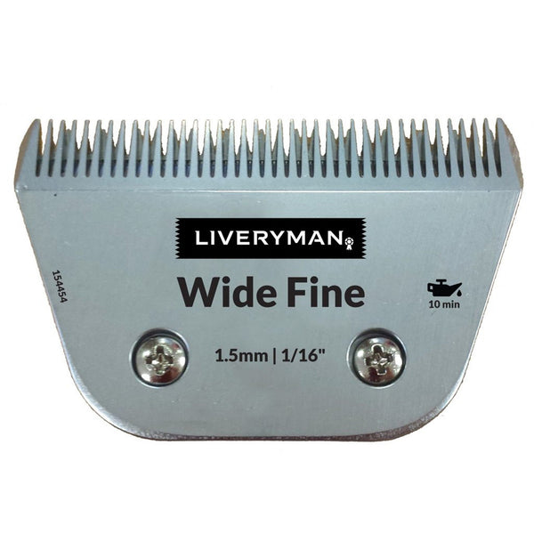 Liveryman A5 Harmony Wide Fine Clipper Blades 1.5mm