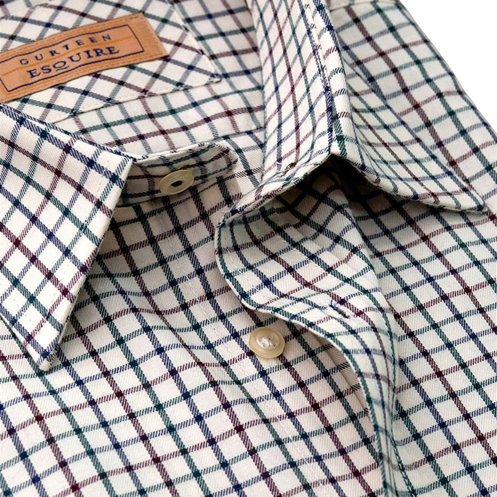 Gurteen Mens Cumbria Shirt - Wine Check