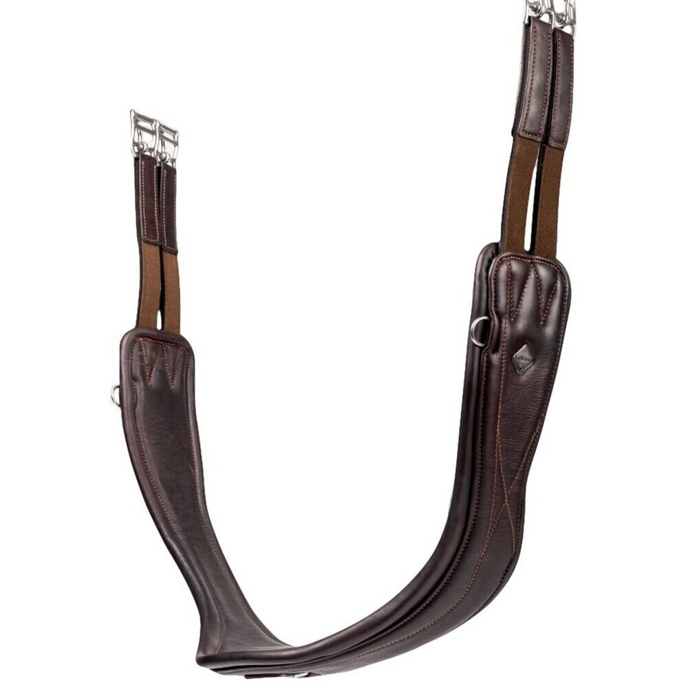 LeMieux Gel-Tek Anatomic Curve Jump Girth - Brown
