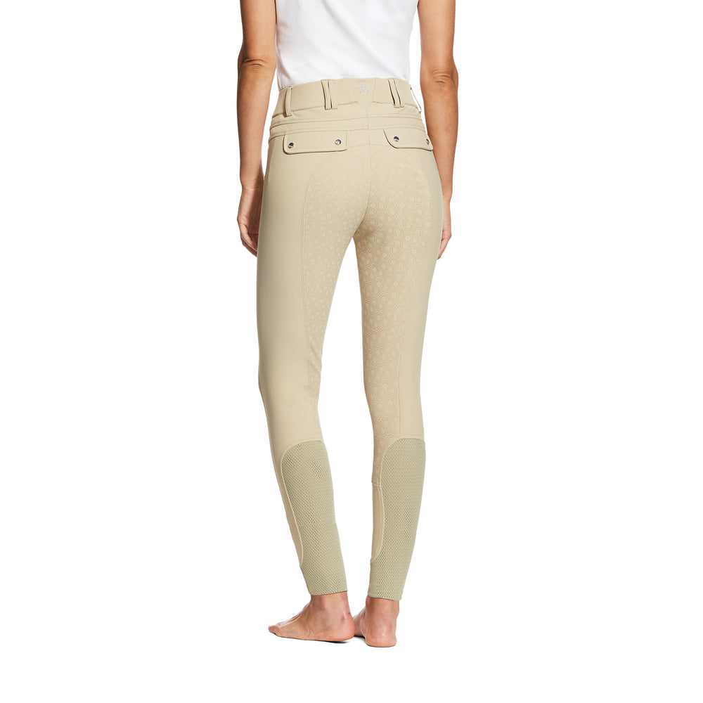 Ariat Ladies Tri Factor Grip Full Seat Breeches - Tan