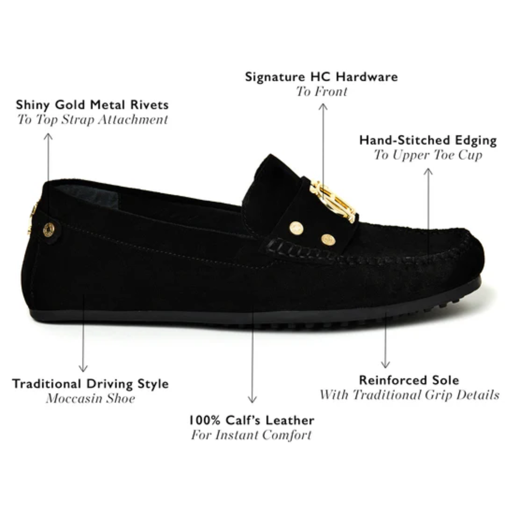 Holland Cooper The Driving Loafer - Black
