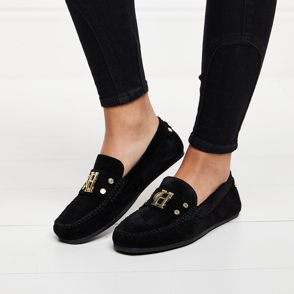 Holland Cooper The Driving Loafer - Black