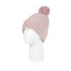 Heat Holders Arden Ribbed Pom Hat Dusky