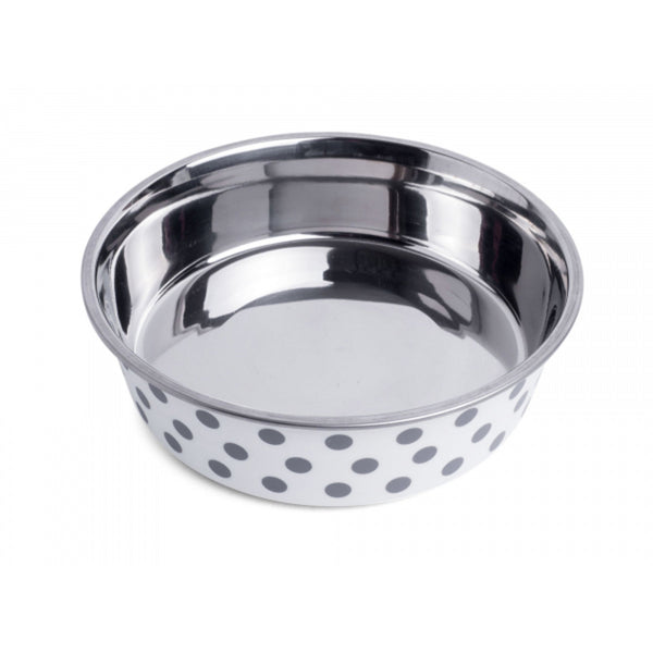 Petface Grey Spotted Deli Bowl