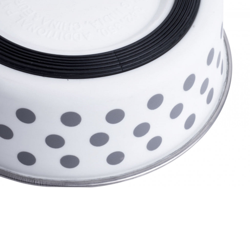 Petface Grey Spotted Deli Bowl