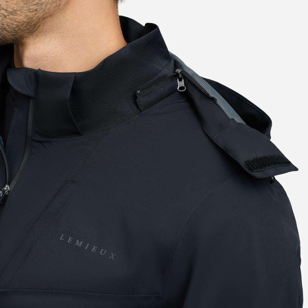 LeMieux Mens Waterproof Lightweight Jacket - Black