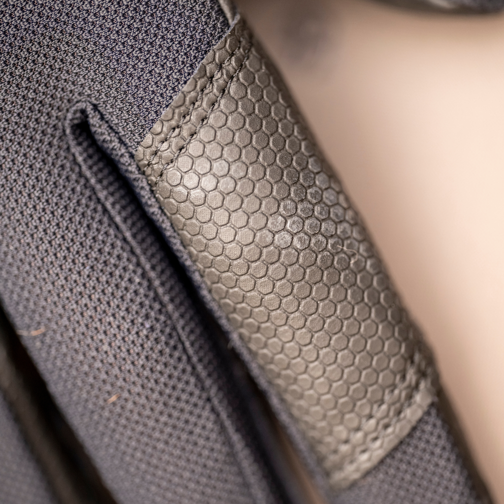 Roeckl Millero Riding Glove - Black/Volcanich Ash