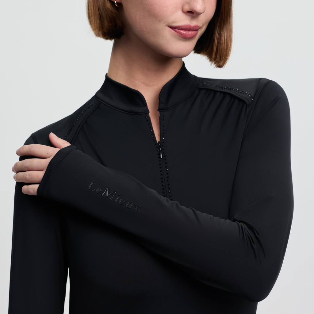 LeMieux Ladies Brilliance Heyden Lightweight Base Layer - Black