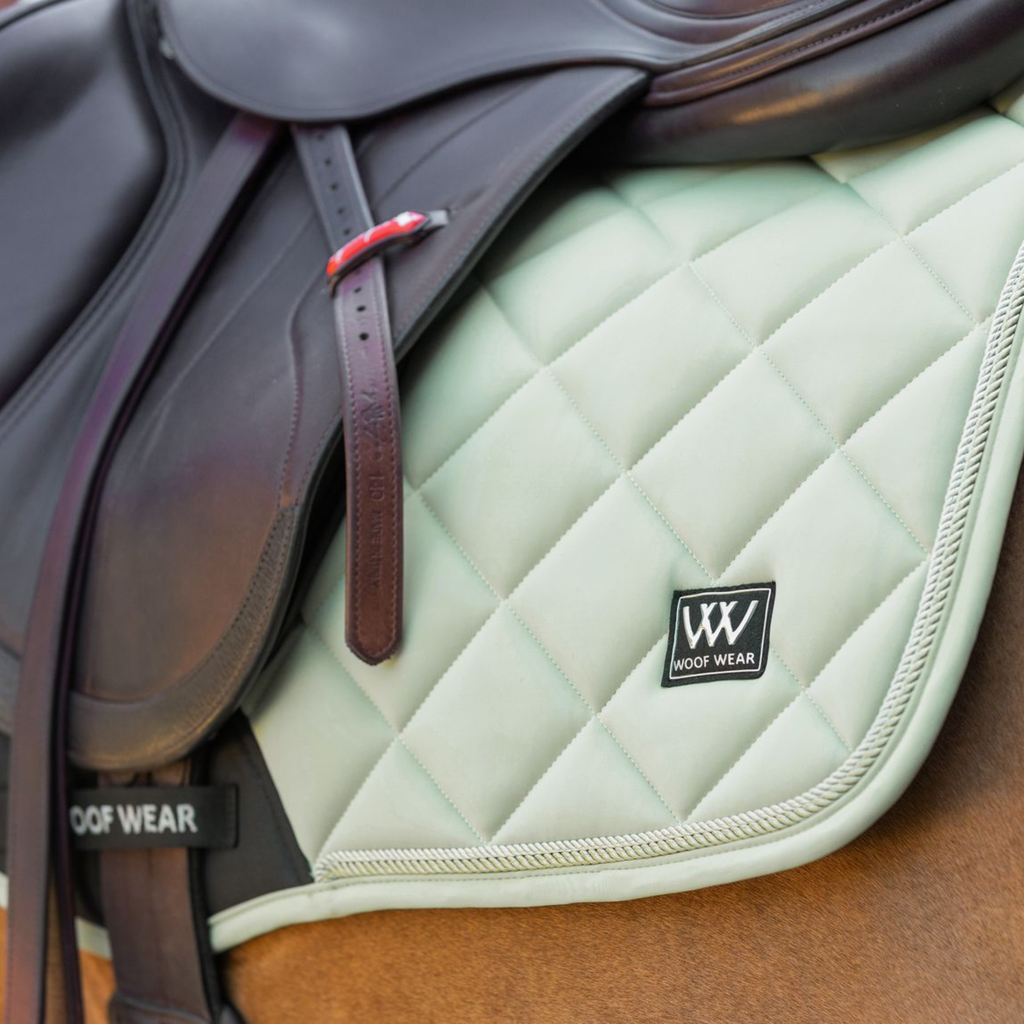 Woof Wear Vision Aura Close Contact Saddle Pad - Sage Green
